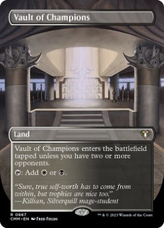 Vault of Champions Commander Masters Alternate Art